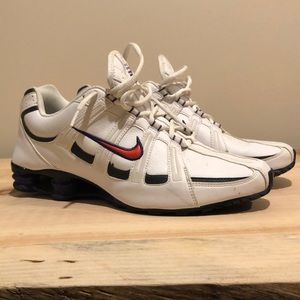 Nike Shox - white orange and purple. Size 11. Barely worn.